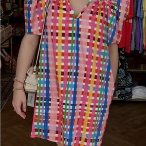 CROSBY by Mollie Burch Emilia Picnic Plaid Dress: XL